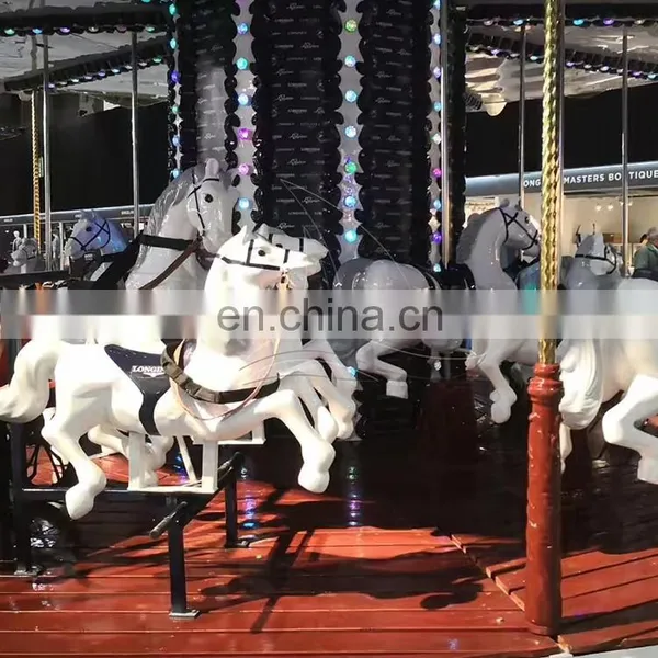 Amusement Carnival Carousel Horse Ride Fairground Merry go Round for Sale photo-3