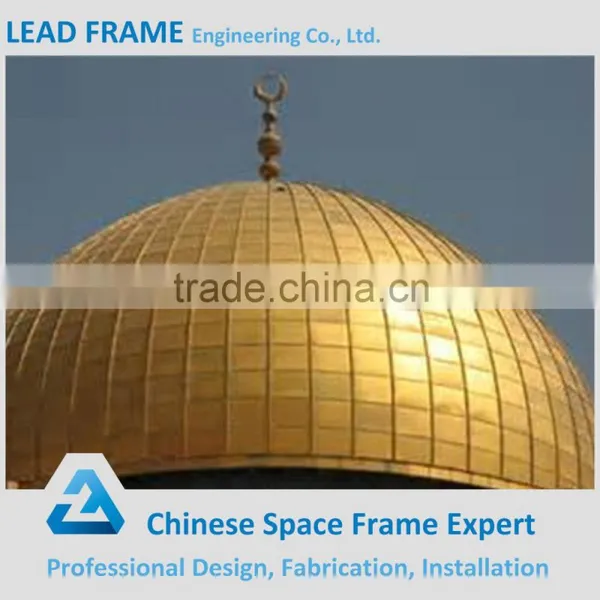 Prefab Light Weight Fiberglass Roof For Mosque Dome photo-3