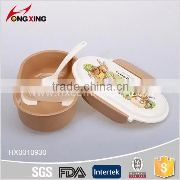 PP Plastic Children Lunch Box With Spoon photo-4