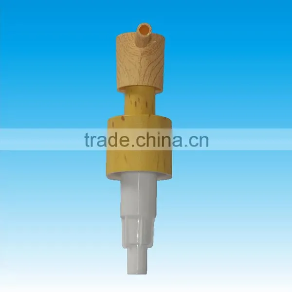24mm wooden surface plastic soap pump