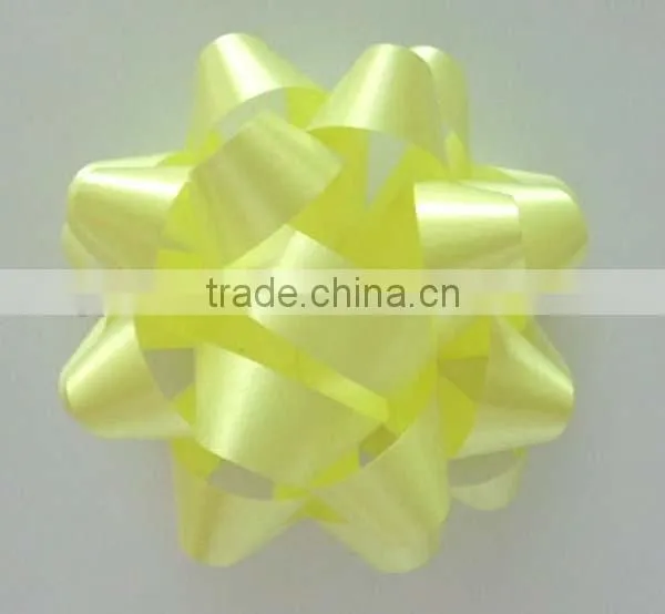 Giant Confetti Star Bow - Red, Made of High Gloss PP Ribbon in 230m Dia*25mm Wide Ribbon*30 Loops photo-6