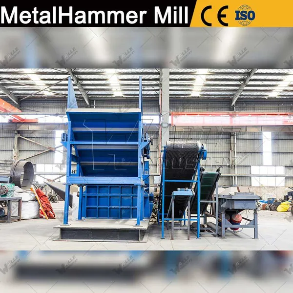 Scrap Metal Recycling Plant Waste Car Auto Steel Iron Aluminium Recycling Line System