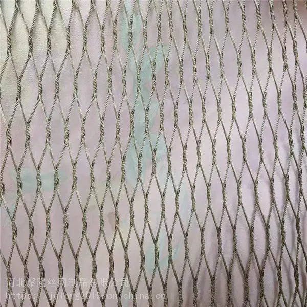 Stainless Steel Woven Rope Mesh for Zoo Enclosures photo-3