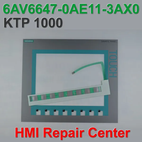 New KTP400 KTP600 KTP700 KTP700F KTP900 KTP900F KTP1000 KTP1200 6AV2123-2GA03-0AX0 6AV2123-2GB03-0AX0 Touch Screen&Membrane Keypad Switch HMI Repair photo-2