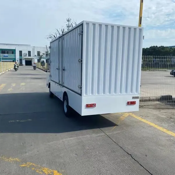 Food Factory's Transportation Vehicle - Electric Stainless Steel Box Truck