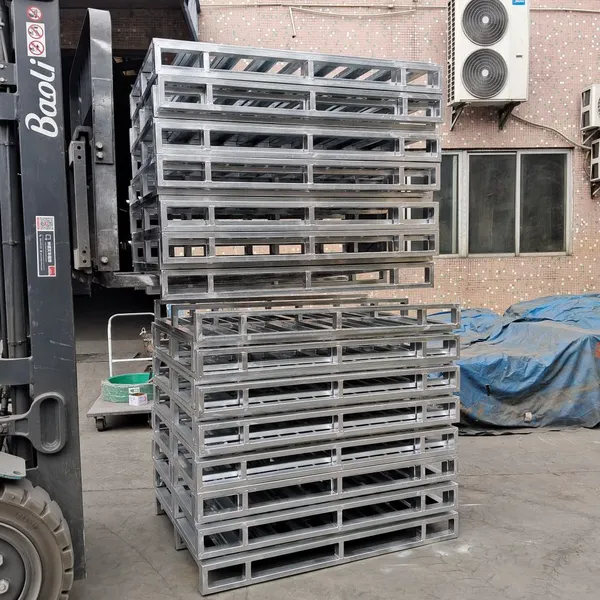 Dongguan Made Anti-rust Steel Pallet for Workshop Logistics photo-2