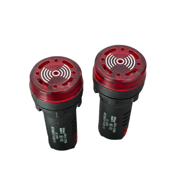 RED LED Light Alarm Indicator 22mm 380V for Machine Tool Warning Systems