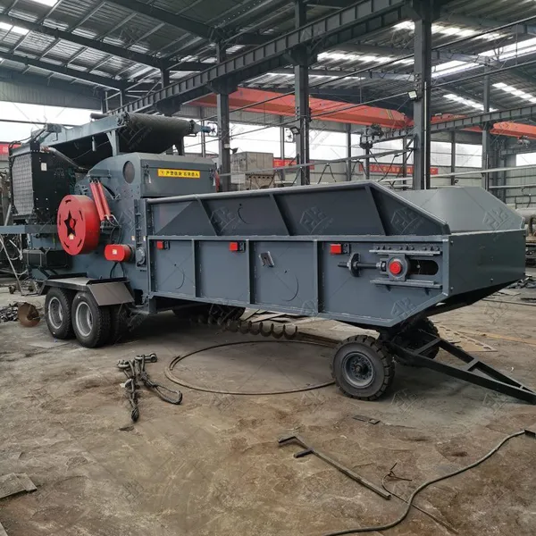 Used Wood Chipper Shredder Heavy Duty Drum Wood Chipper photo-5