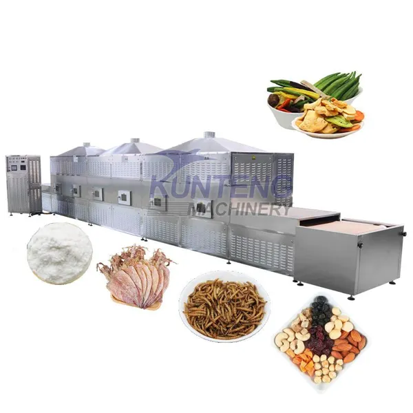 Microwave Drying Machine Food Rapid Sterilization Machine Grain Microwave Dryer