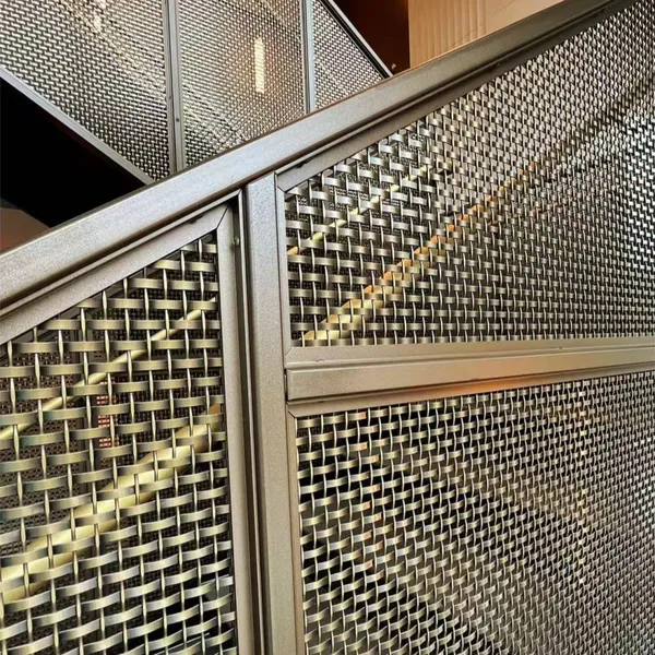 Hot-selling Wall Decoration Mesh, Architectural Decorative Copper Wire Mesh, Suitable for Hotel/cabinet Door Wire Mesh photo-3