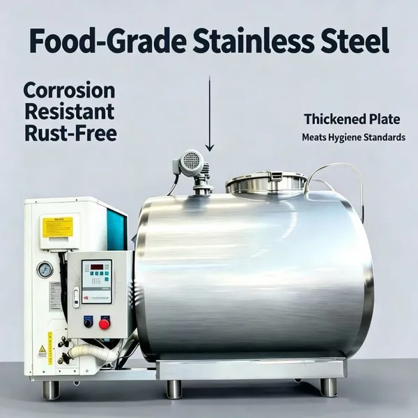 500L-Horizontal Milk Cooling Tank photo-3
