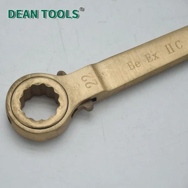 Non-Sparking Construction Ratchet Wrench Pry Bar Type Beryllium Copper, Aluminum Bronze Construction Pry Ratchet Wrench photo-4