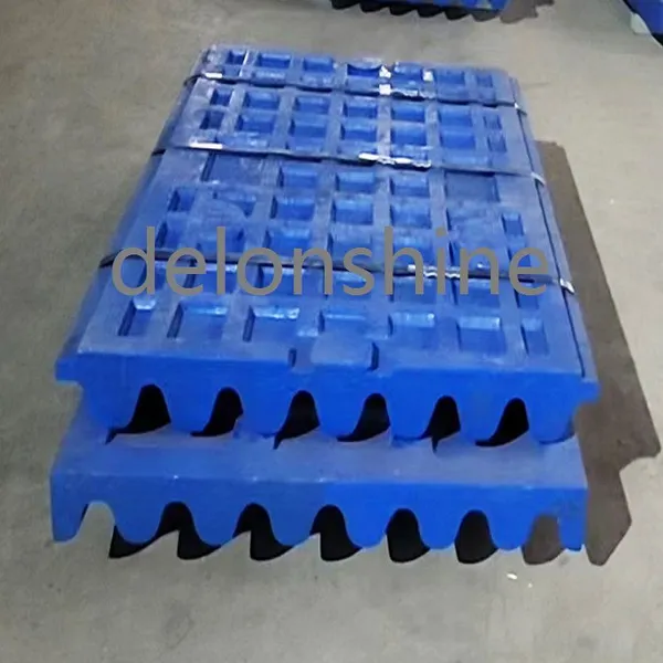 High Manganese Steel Jaw Crusher Fixed & Swing Plates