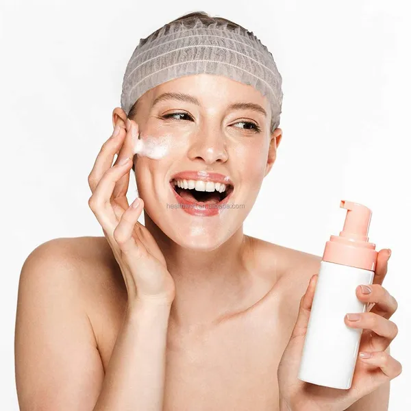 Disposable Stretchable Spa Facial Headbands Disposable Stretchable Headband With Closure