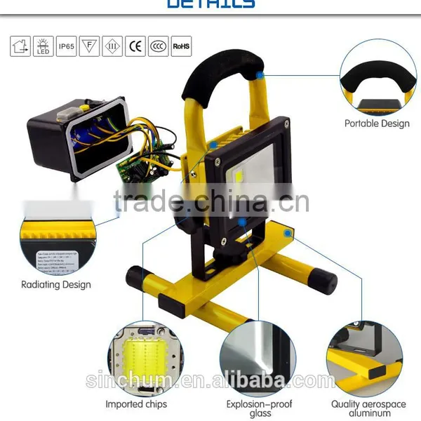 Hot Selling 50w Portable Emergency High Lumens Led Flood Light photo-2