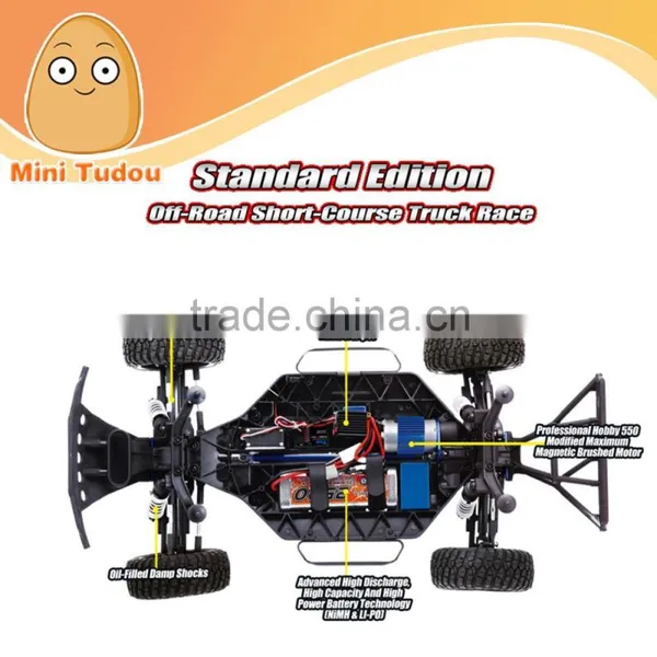 1/10 SCALE ELECTRIC 4WD 2.4GHZ RC OFF-ROAD BRUSH HIGH SPEED RC TRUCK WATERPROOF photo-3