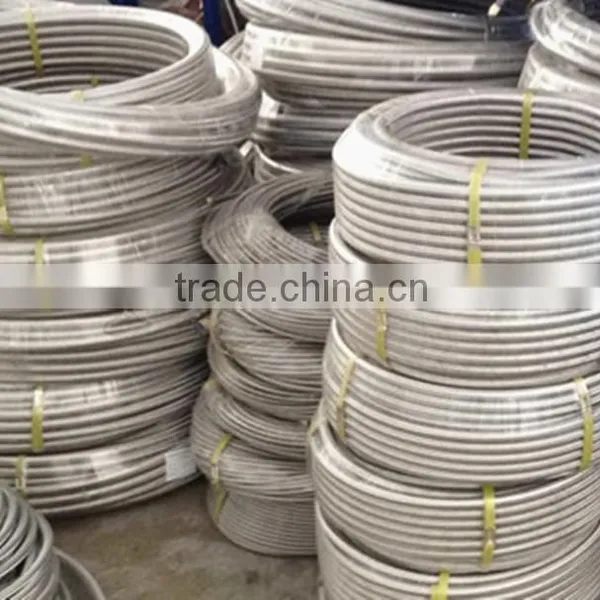 1/4" Stainless Braided PTFE Hose 304 JIC photo-5