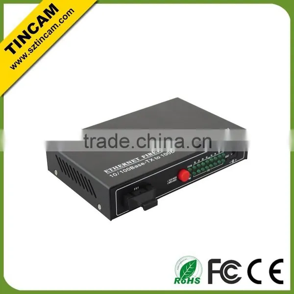 Two Fiber Port Four Rj45 Port Single Mode Duplex Ethernet Fiber Switch photo-2
