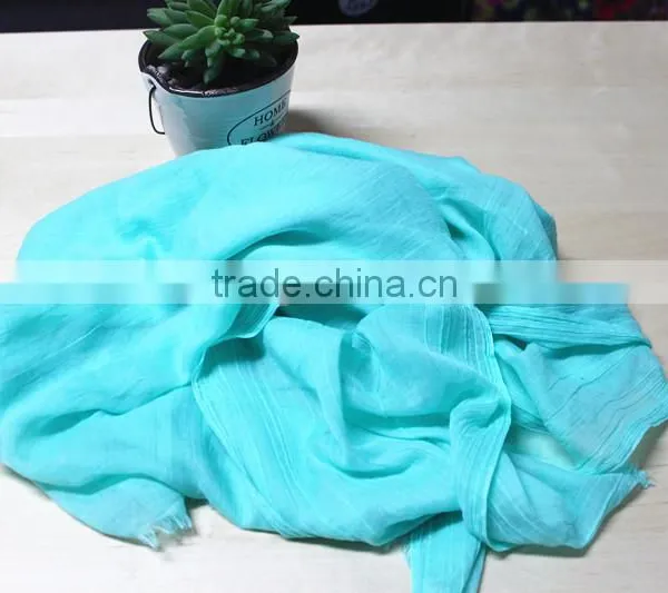 Fashionable Cotton Pure Color Long Scarf