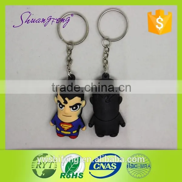 Custom Shape and Color Soft Pvc Material Cheap Keychain photo-4