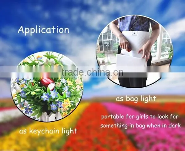 (1500421) Portable Mini Dark Light Flash Metal 6 LED Powerful Light Keychain photo-5