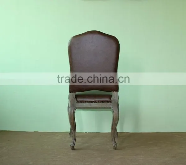 Luxury Wooden Leather Union Jack Dining Chair