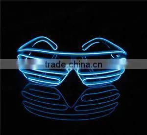 Glowing Party Rave EL Wire Glasses/EL Sunglasses/EL Light Glasses/Lighting EL Glasses photo-5