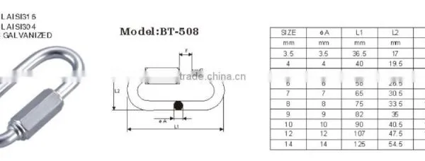 Hot Selling High Quality Quick Link Steel Electric Galvanized OEM Service China Rigging Hardware Quality Choice photo-2