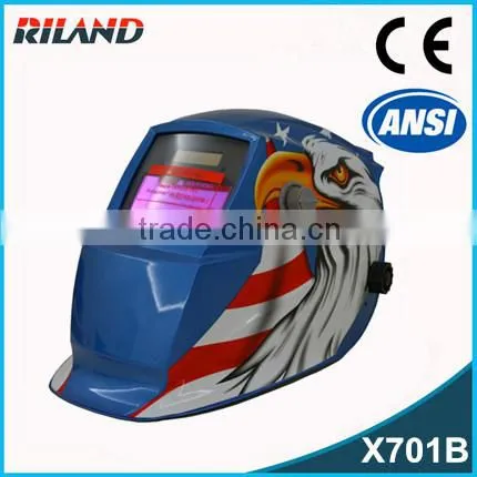 Riland Brand New Design High Quality Auto Darkening TIG/MIG/MAG Solar Welding Helmet