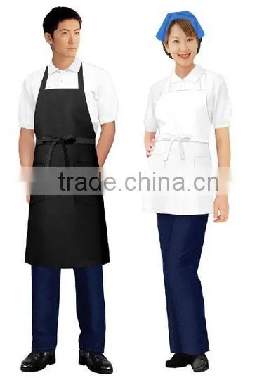 OEM Cotton Plain Cheap Promotion Wholesale Waiter Work Apron photo-2