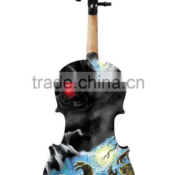 Hot Sale Popular Art With Halloween Theme Student Violin photo-4