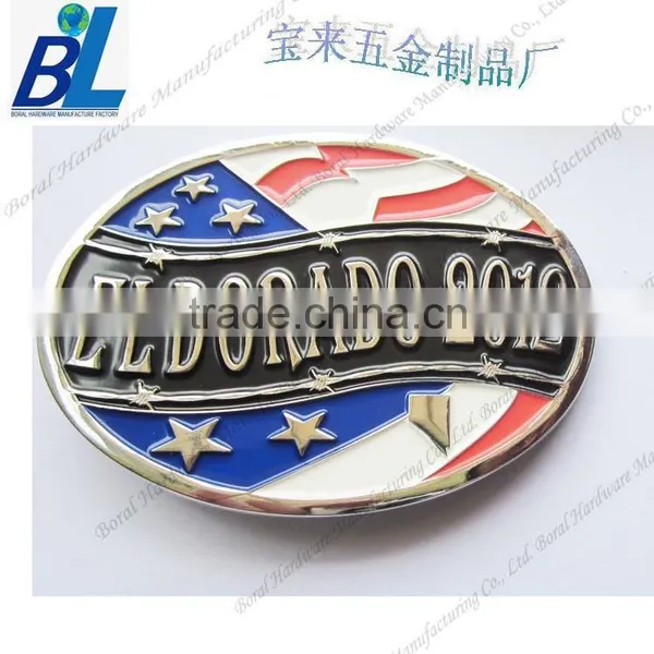 Zinc Alloy Soft Enamel Poker Belt Buckle photo-2