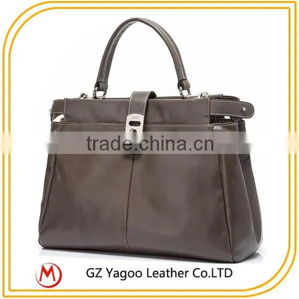 2016 Plain Matt Leather European Style Ladies Fashion Handbags Hand Bags photo-2