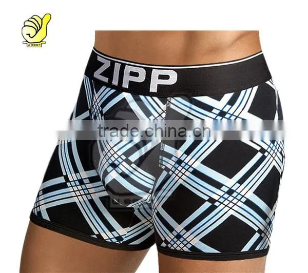 Cotton/spandex Men's Sexy Printing Boxer Briefs Men Boxer China Supplier Quality Choice