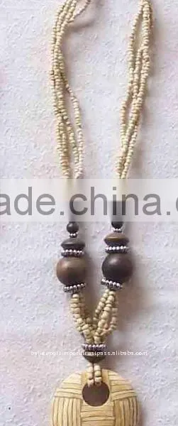 Shell Button Necklace