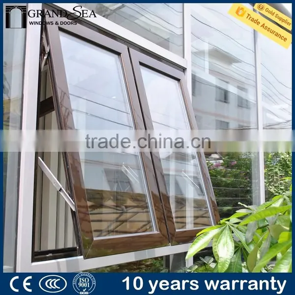 American Style Balcony Automatic Cheap Aluminum Awning Window