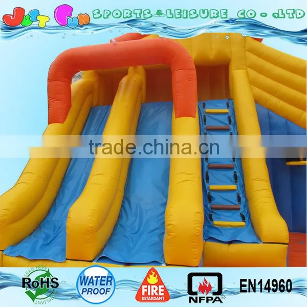 Giant Inflatable Water Slide for Adults , Large Screamer Water Slide With Pool for Sale photo-3