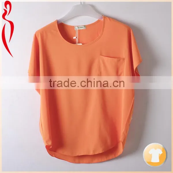 Custom Asymmetrical Images of Ladies Casual Tops China photo-5