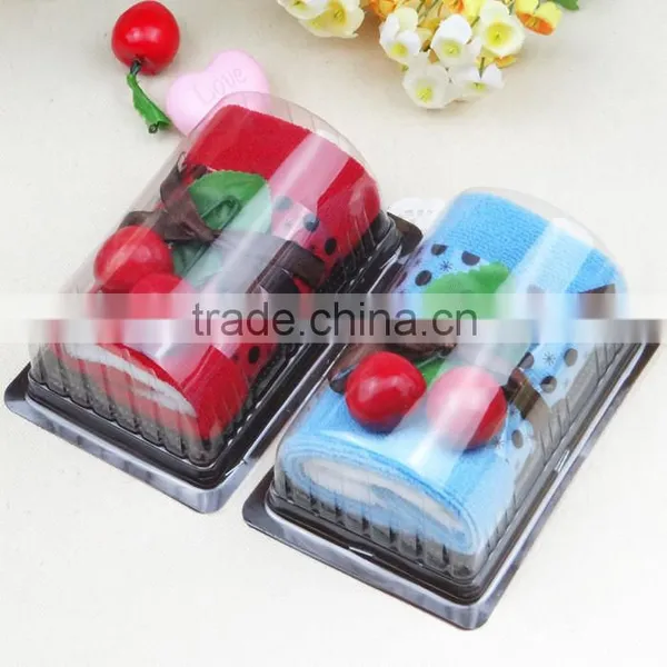 Small Swiss Roll Cake Towel Wedding Gift Towel Cake Souvenir photo-2