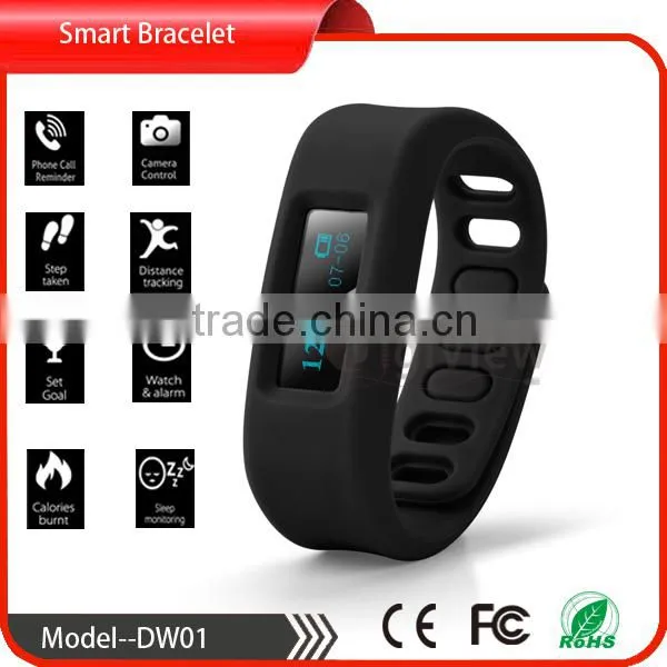 Fitness Health Tracking Bluetooth Speaker LED Smart Bracelet 2016 Ultra Light Fitness Tracker