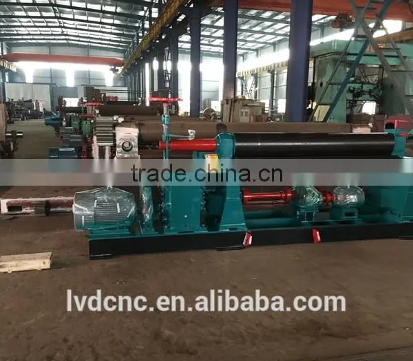 W11-12x3000 W11 Series 3-roller Symmetrical Rolling Machine, Power Roller Bending Machine photo-2
