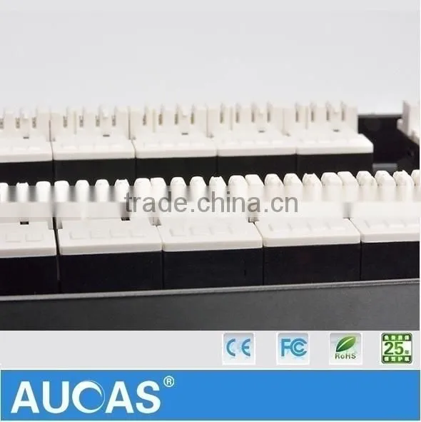 Aucas Taiwan Brand RJ11 Communication Cable Patch Panel 50 Port For Telephone Cable Hot Price photo-6