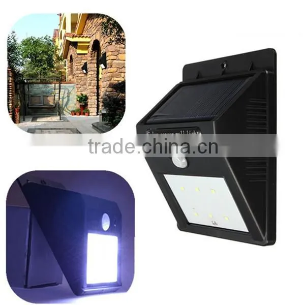 Plastic solar powered motion sensor light made in China,new solar powered motion sensor light