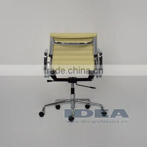 Replica EA117 Charles Office Chair - Cream White Color Genuine Leather photo-5