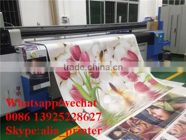 Digital Led uv Pvc Roll Flatbed Printer 3.2m Size Pvc Hybrid Led uv Printer With KM1024i photo-2