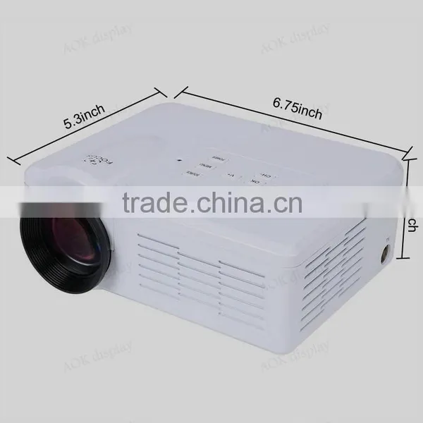 Mini Micro Projector Home Cinema With LED,1500 Lumens, Pocket Size,HDMI,USB,IR,SD,TV,Mini-VGA, 30,000 Hour LED Life,Media Player photo-4