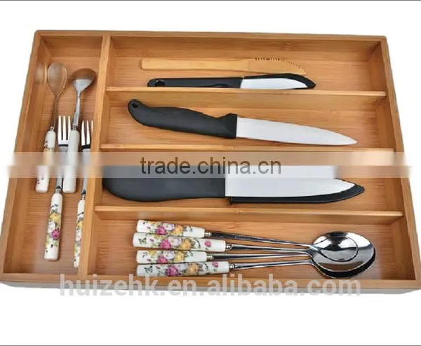 Bamboo Cutlery Tray photo-2