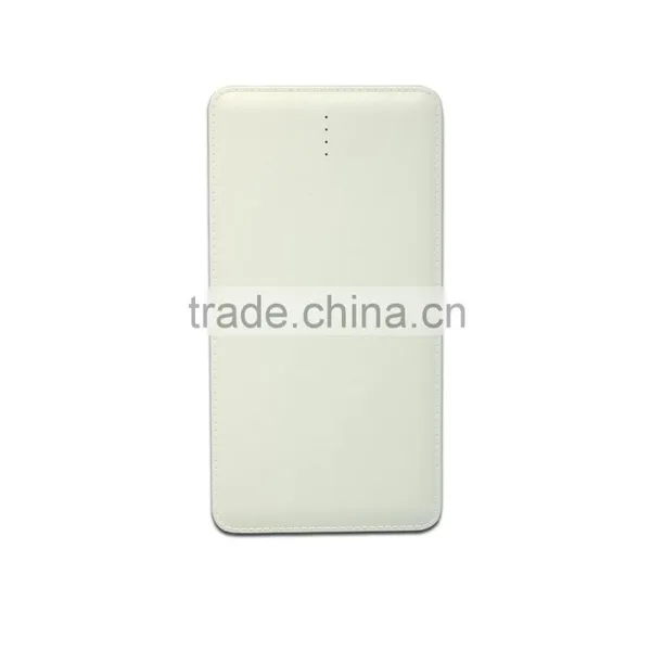 2016 New Hot Selling Design Real Capacity Leather 10000mah Usb Battery Charger photo-2