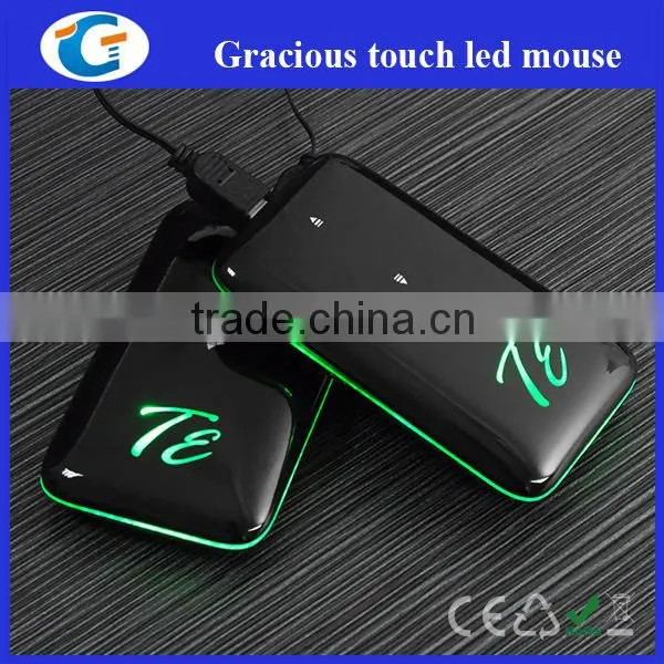Gracious RoHS Custom LED Logo USB Cable Slim Mouse photo-6