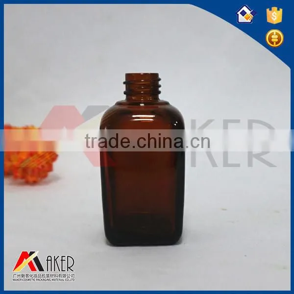 Plastic Dropper Square Essential Oil Amber Glass Bottle photo-4
